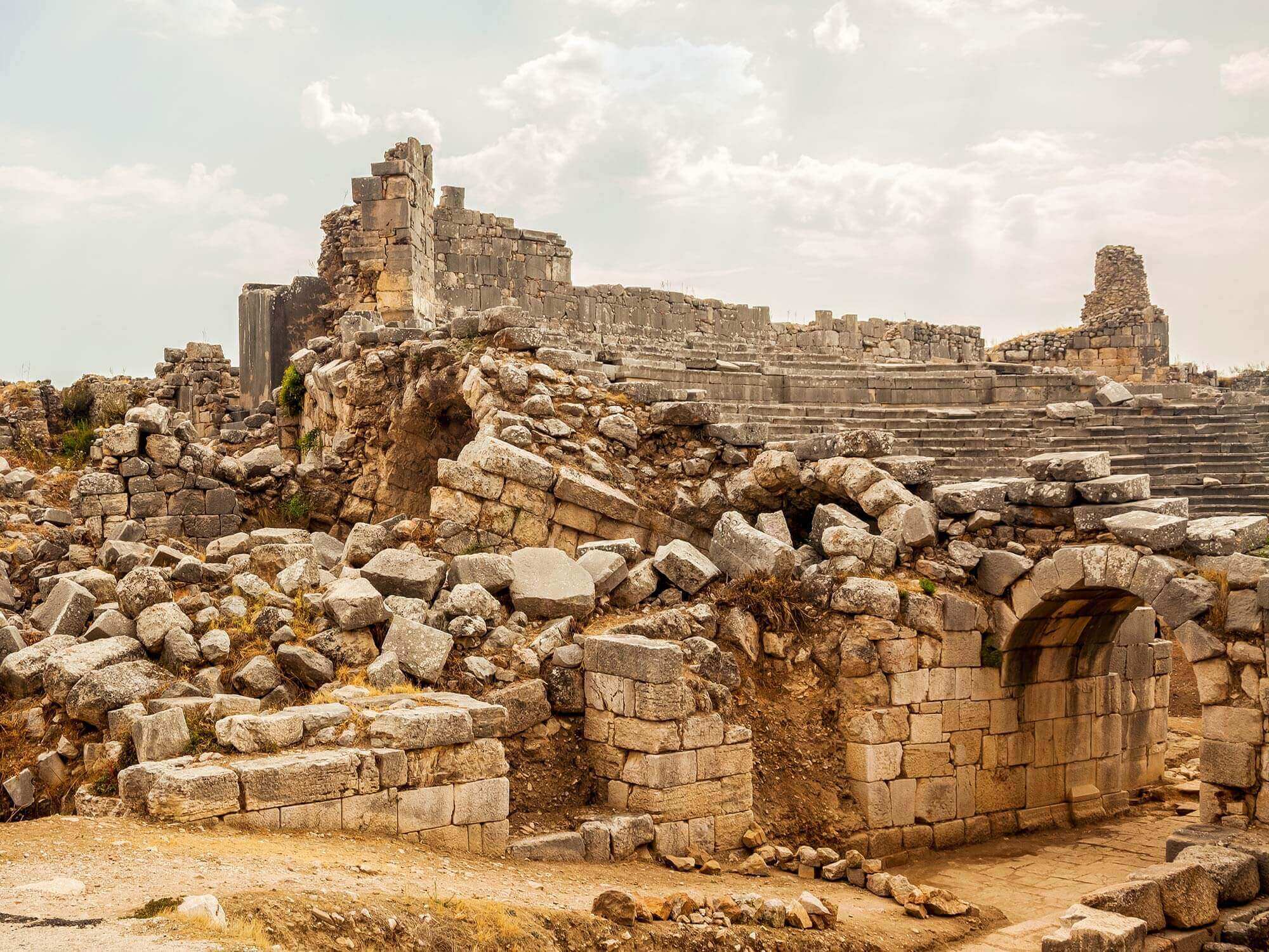 Reconstruction de la muraille